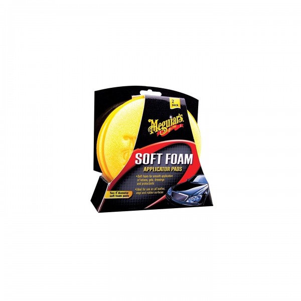 Meguiar's Esponja aplicadora Pack x2 SOFT FOAM PAD